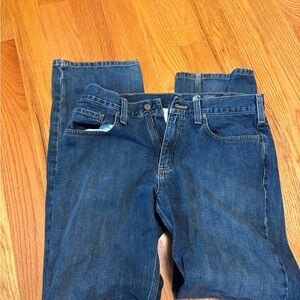 Carhartt Men's Straight-Leg Jeans in Blue Denim